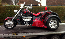 Boss Hoss Trike transported by Auto-Haul