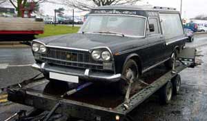 Very rare Fiat hearse