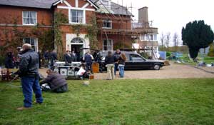 Our mk2 Granada Colman Milne on a film set