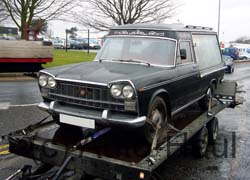 This is a very rare Fiat Hearse that had been stored for 17 years.