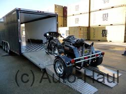 Harley Davidson Trike transported from London to Felixtowe