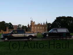 As odd as it might sound, this is one of my hearses being used for ST Trinians 2. Filmed at Nebworth House.