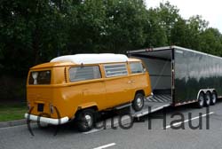 This Bay window camper was collected in London & Delivered to Weston-super-Mare.