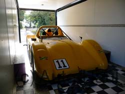Radical SR3 in our enclosed trailer ready to be delivered to new owners.
