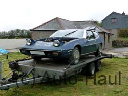 This Lotus was collected in Cornwall. Rear brakes were seized on as the car had been sat for years. THis car was sold on ebay to a new owner in Germany.